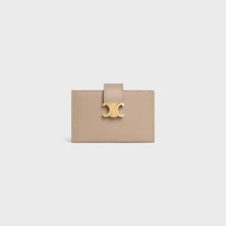 Accordeon Card Holder Nino in Supple Grained Calfskin