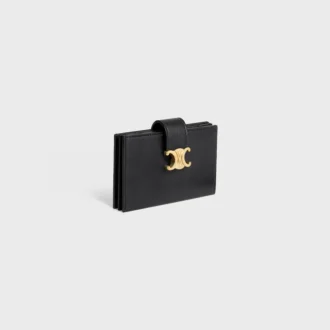 Accordeon Card Holder Nino in Supple Grained Calfskin