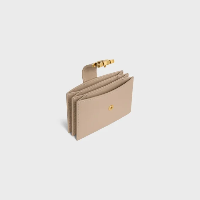 Accordeon Card Holder Nino in Supple Grained Calfskin