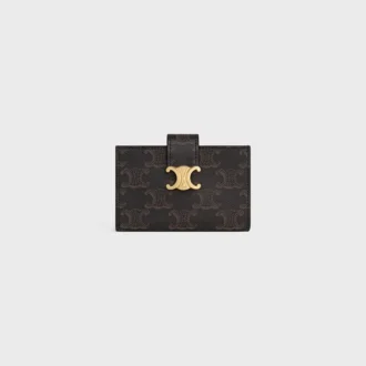 Accordeon Card Holder Nino in Triomphe Canvas