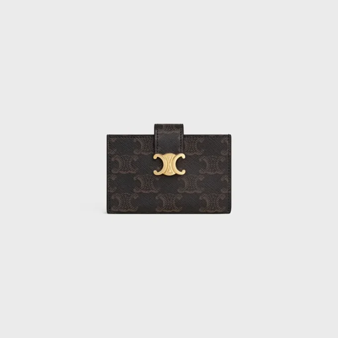 Accordeon Card Holder Nino in Triomphe Canvas