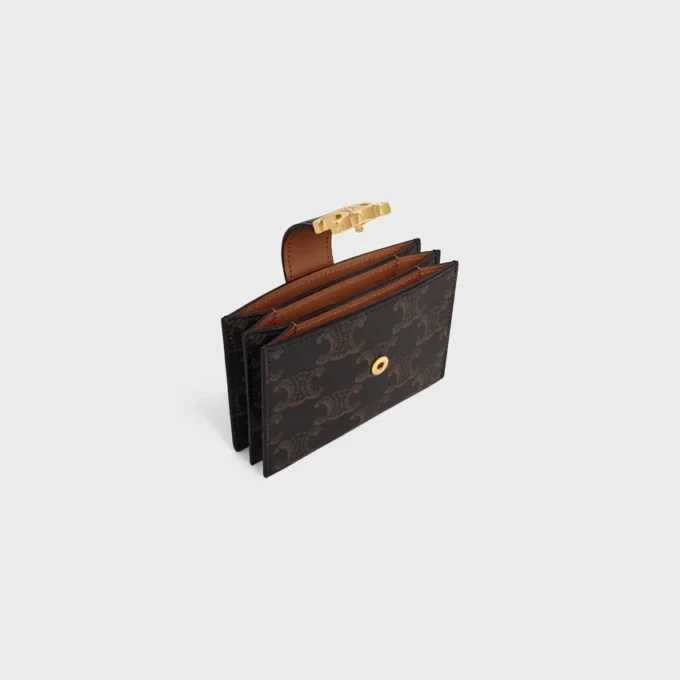 Accordeon Card Holder Nino in Triomphe Canvas