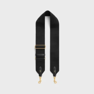 Adjustable Strap in Wool with Gold Finishing