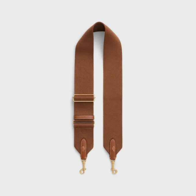 Adjustable Strap in Wool with Gold Finishing Adjustable Strap in Wool with Gold Finishing