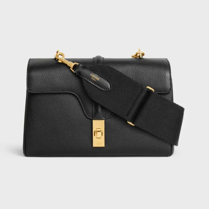 Adjustable Strap in Wool with Gold Finishing Adjustable Strap in Wool with Gold Finishing