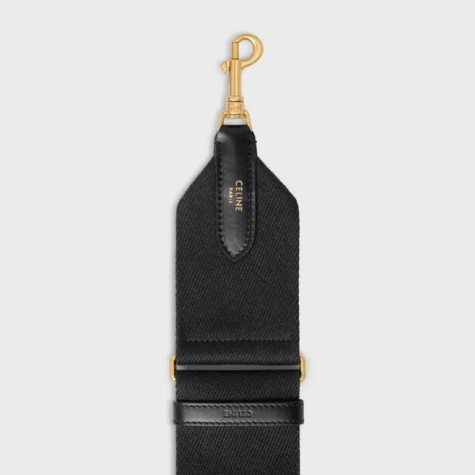 Adjustable Strap in Wool with Gold Finishing Adjustable Strap in Wool with Gold Finishing
