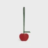 Apple Keyring in Smooth Lambskin