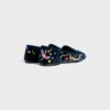 Aura Loafer in College Embroidered Velvet