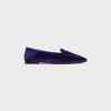 Aura Loafer with Triomphe in Velvet Aura Loafer with Triomphe in Velvet