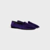 Aura Loafer with Triomphe in Velvet Aura Loafer with Triomphe in Velvet