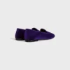 Aura Loafer with Triomphe in Velvet Aura Loafer with Triomphe in Velvet
