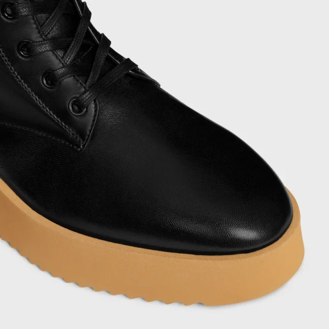 Austin Lace-Up Boot in Shiny Calfskin Austin Lace-Up Boot in Shiny Calfskin