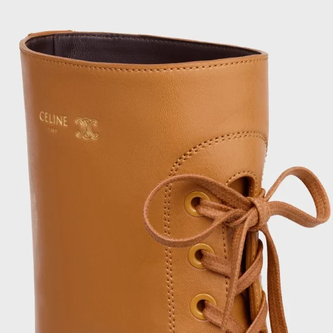 Austin Lace-Up Boot in Shiny Calfskin Austin Lace-Up Boot in Shiny Calfskin