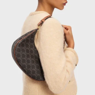 Ava Bag in Triomphe Canvas and Calfskin