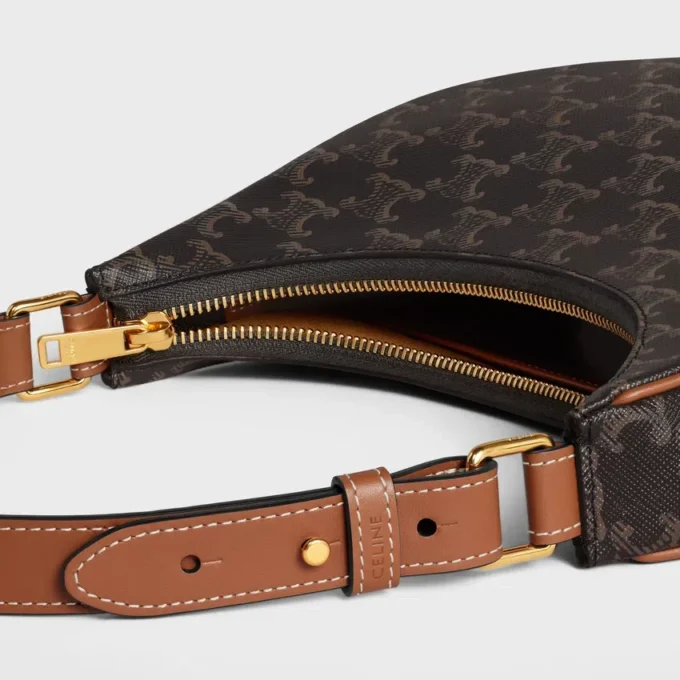 Ava Bag in Triomphe Canvas and Calfskin Ava Bag in Triomphe Canvas and Calfskin