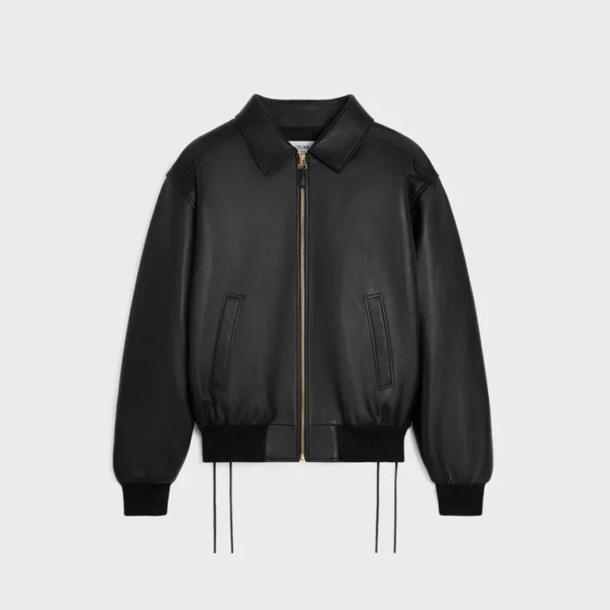 Aviator Blouson Jacket in Soft Lambskin Aviator Blouson Jacket in Soft Lambskin