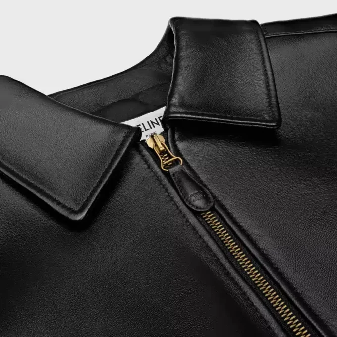 Aviator Blouson Jacket in Soft Lambskin Aviator Blouson Jacket in Soft Lambskin
