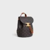 Backpack Celine Bonnie in Triomphe Canvas and Calfskin Backpack Celine Bonnie in Triomphe Canvas and Calfskin
