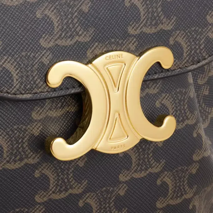 Backpack Celine Bonnie in Triomphe Canvas and Calfskin Backpack Celine Bonnie in Triomphe Canvas and Calfskin