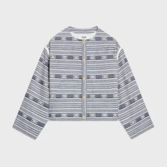 Baja Cardigan Jacket in Cotton Wool
