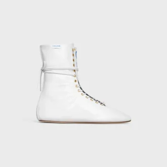 Ballet High – Lace-Up Boot in Lambskin