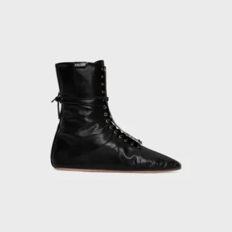 Ballet High – Lace-Up Boot in Lambskin
