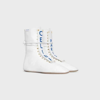 Ballet High – Lace-Up Boot in Lambskin