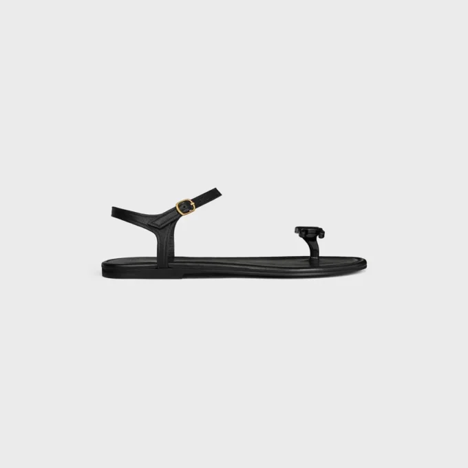 Bay – Triomphe Thong Sandal in Supple Calfskin Bay – Triomphe Thong Sandal in Supple Calfskin