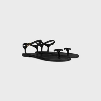 Bay – Triomphe Thong Sandal in Supple Calfskin