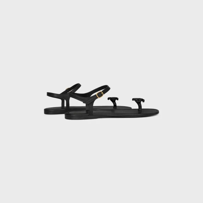 Bay – Triomphe Thong Sandal in Supple Calfskin Bay – Triomphe Thong Sandal in Supple Calfskin