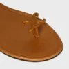 Bay – Triomphe Thong Sandal in Supple Calfskin Bay – Triomphe Thong Sandal in Supple Calfskin
