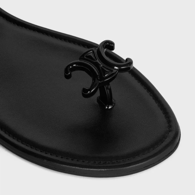 Bay – Triomphe Thong Sandal in Supple Calfskin Bay – Triomphe Thong Sandal in Supple Calfskin