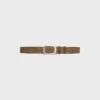 Bc-21 35Mm Belt in Suede Calfskin with Waxed Effect Bc-21 35Mm Belt in Suede Calfskin with Waxed Effect