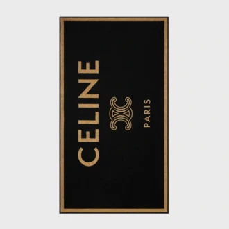 Beach Towel in Celine Triomphe Terry Cotton