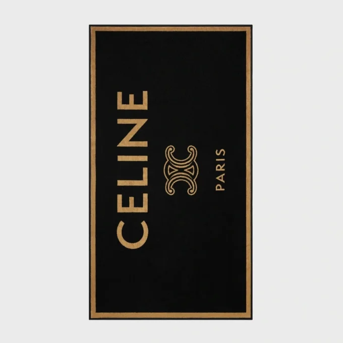Beach Towel in Celine Triomphe Terry Cotton Beach Towel in Celine Triomphe Terry Cotton