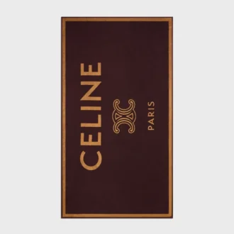 Beach Towel in Celine Triomphe Terry Cotton