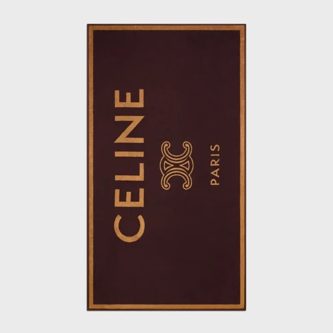 Beach Towel in Celine Triomphe Terry Cotton Beach Towel in Celine Triomphe Terry Cotton