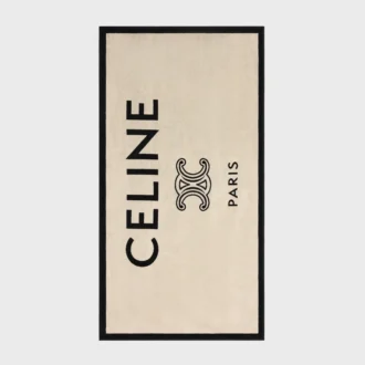 Beach Towel in Celine Triomphe Terry Cotton