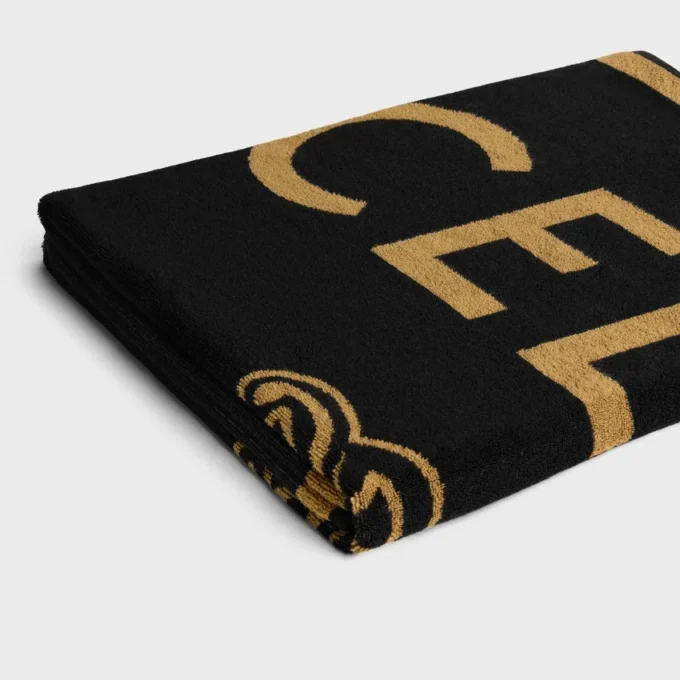 Beach Towel in Celine Triomphe Terry Cotton Beach Towel in Celine Triomphe Terry Cotton