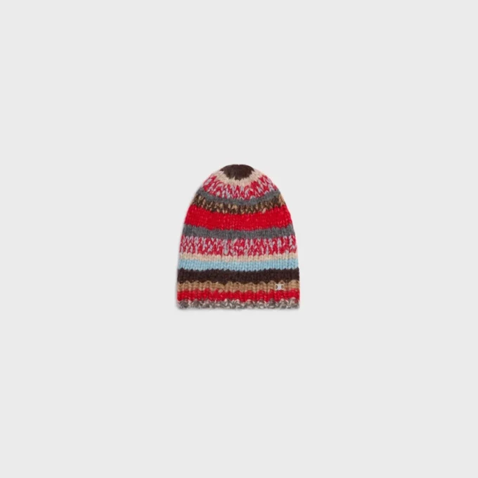 Beanie in Mouline Alpaca and Wool