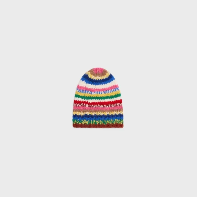Beanie in Mouline Alpaca and Wool