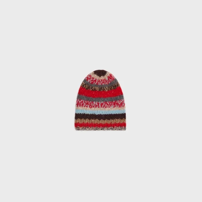 Beanie in Mouline Alpaca and Wool