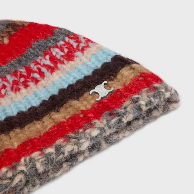 Beanie in Mouline Alpaca and Wool