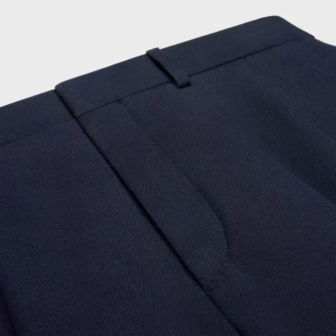 Bermudas in Cotton and Wool Gabardine Bermudas in Cotton and Wool Gabardine