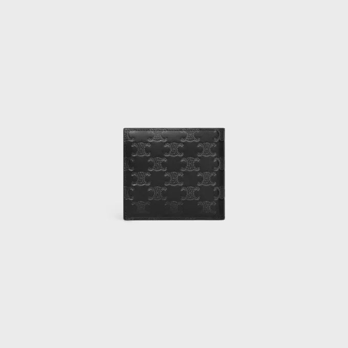 Bi-Fold Card Holder in Calfskin with Triomphe Embossed Bi-Fold Card Holder in Calfskin with Triomphe Embossed