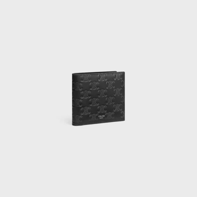 Bi-Fold Card Holder in Calfskin with Triomphe Embossed Bi-Fold Card Holder in Calfskin with Triomphe Embossed