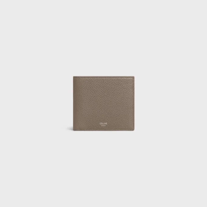 Bi-Fold Card Holder in Grained Calfskin Bi-Fold Card Holder in Grained Calfskin