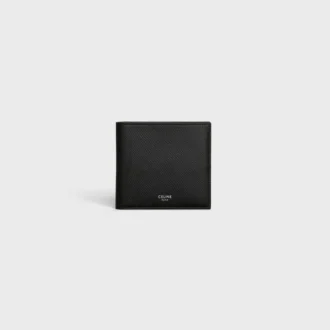 Bi-Fold Card Holder in Grained Calfskin