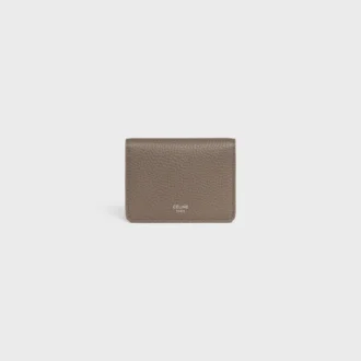 Bi-Fold Card Holder in Grained Calfskin