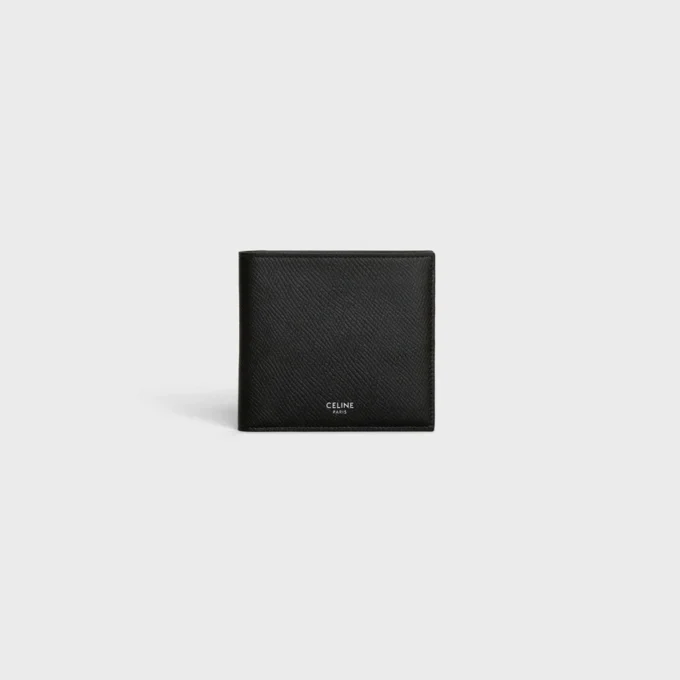 Bi-Fold Card Holder in Grained Calfskin Bi-Fold Card Holder in Grained Calfskin